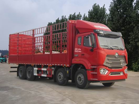 豪瀚牌ZZ5315CCYV4666F1H倉柵式運(yùn)輸車公告圖片