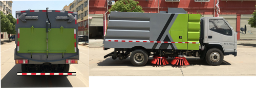 程力威牌CLW5070TSLJ6扫路车公告图片