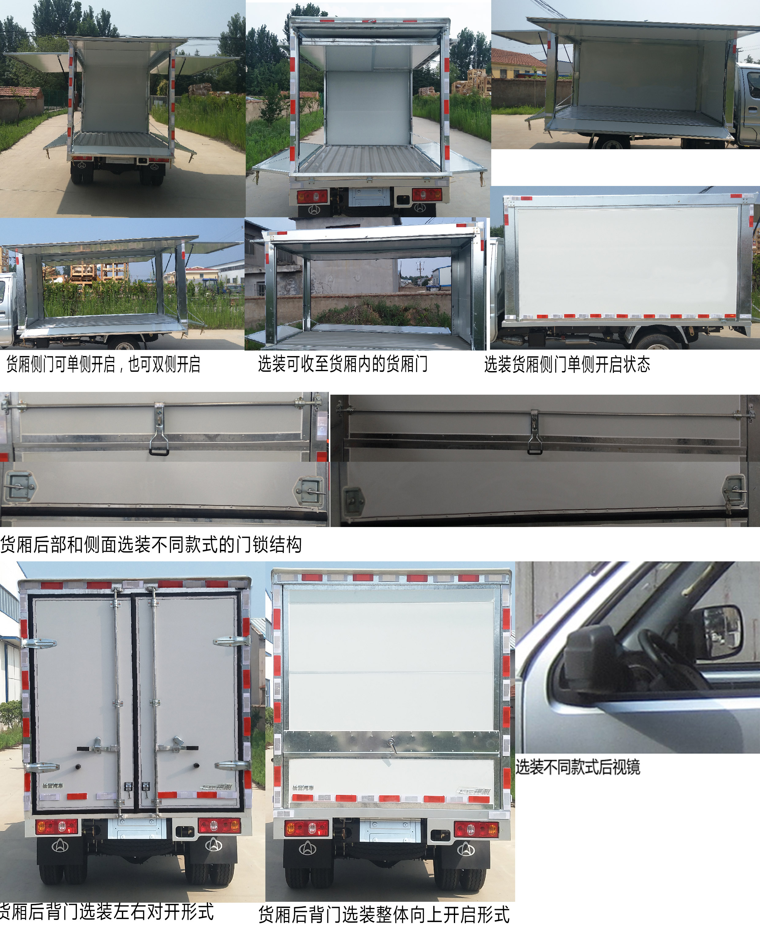 長安牌SC5031XYKDCBD6翼開啟廂式車公告圖片