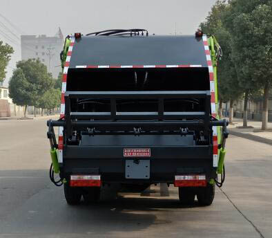 聚塵王牌HNY5080ZYSH6壓縮式垃圾車公告圖片