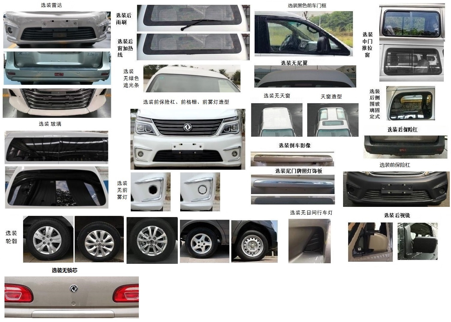东风牌LZ6471MQ16BM多用途乘用车公告图片