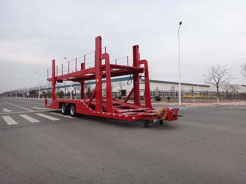 青专牌12米10.8吨2轴中置轴车辆运输挂车(QDZ9180TCL)
