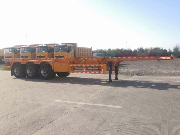 星马牌12.4米33.8吨3轴集装箱运输半挂车(XMP9400TJZ)
