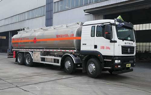 楚飛牌CLQ5320GYY5ZZA鋁合金運(yùn)油車公告圖片