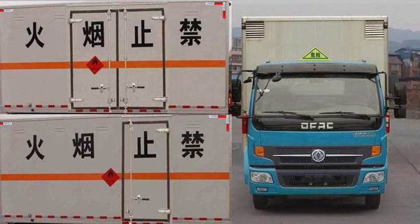 东风牌EQ5100XRQ8BDCACWXP易燃气体厢式运输车公告图片