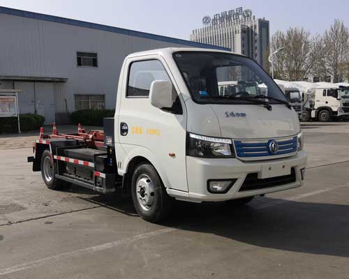 东岳牌ZTQ5040ZXXE2Y28BEV纯电动车厢可卸式垃圾车公告图片