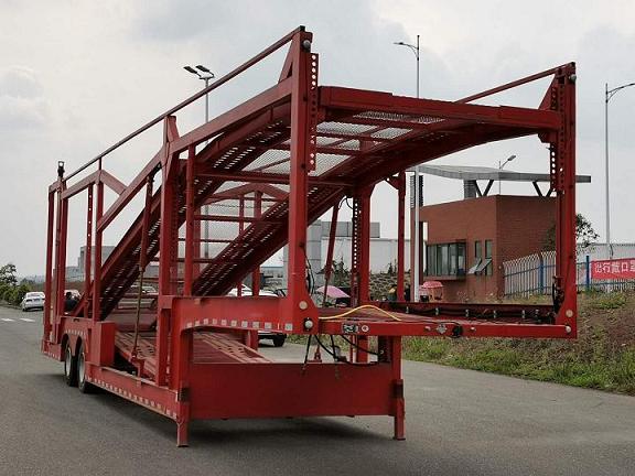 海特牌13.8米18.4吨2轴车辆运输半挂车(SHT9250TCL)
