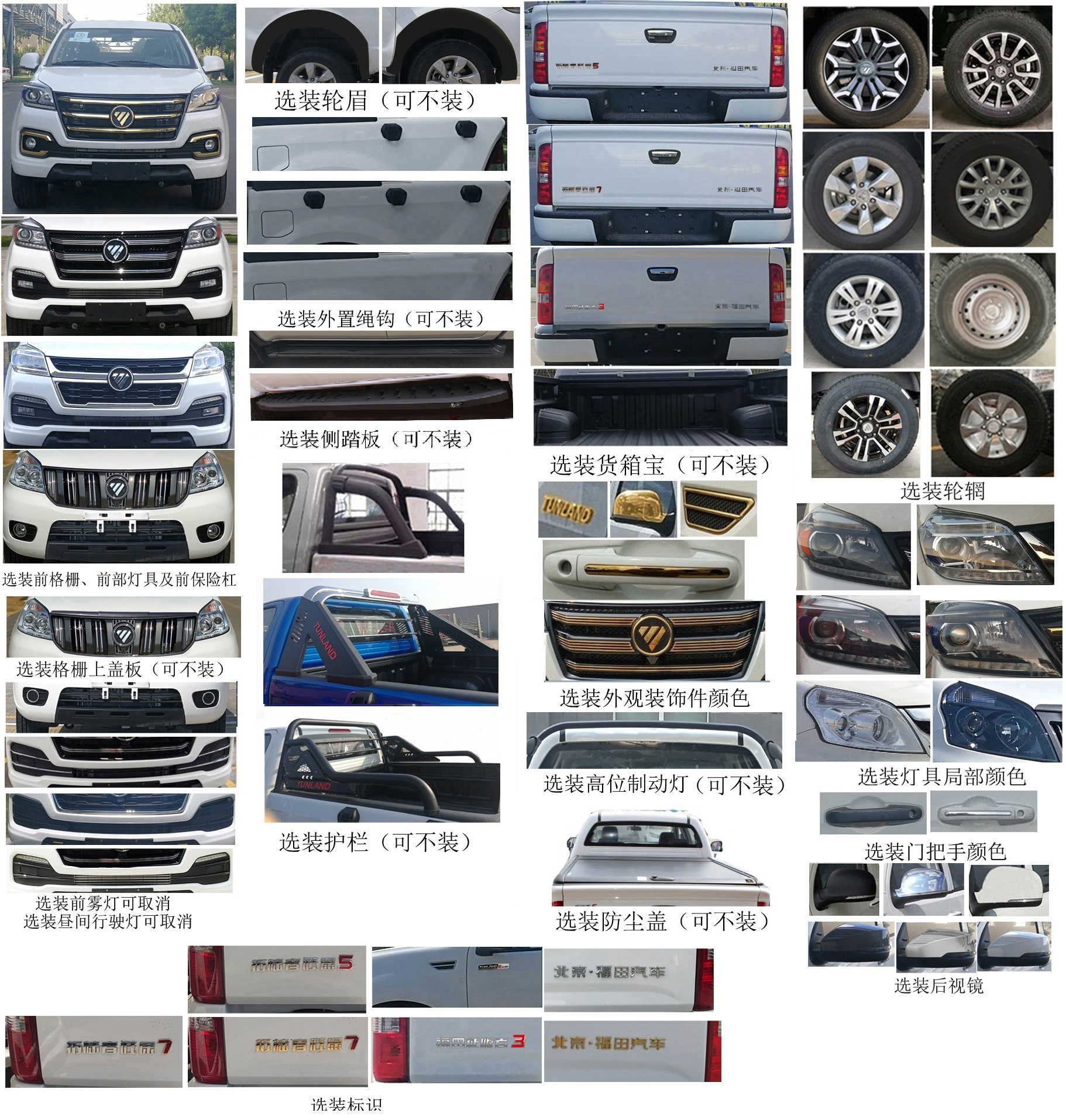 福田牌BJ1037V3MV6-1D多用途货车公告图片