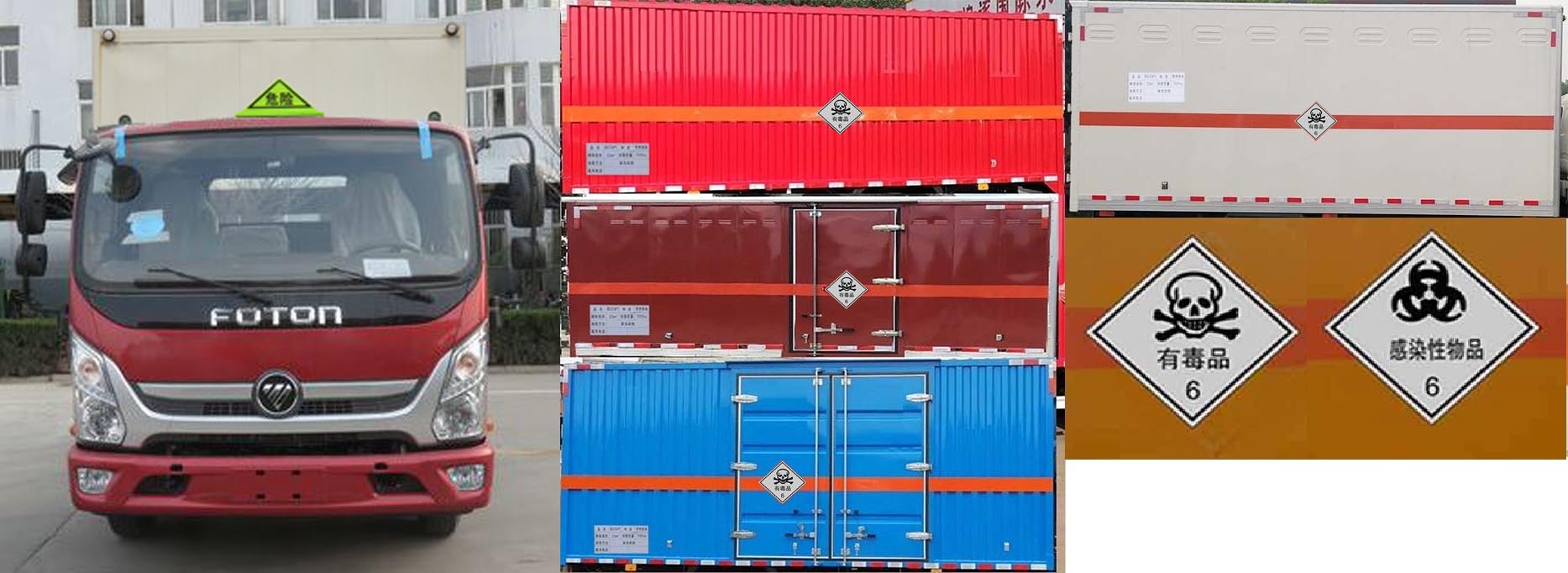 勤宏牌SQH5086XDGB6毒性和感染性物品廂式運(yùn)輸車公告圖片