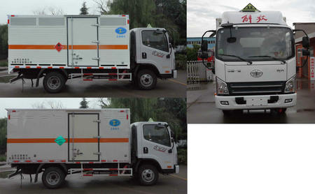春星牌ZZT5045XRQ-5易燃?xì)怏w廂式運輸車公告圖片