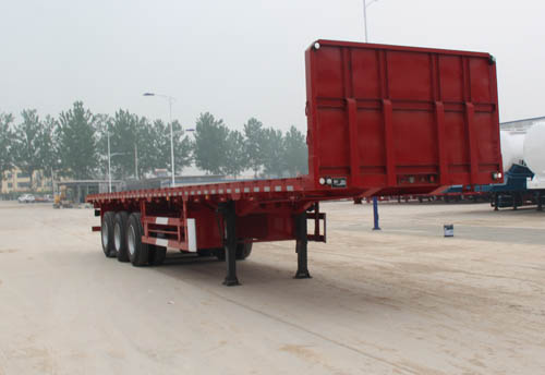 路飞牌13米32.5吨3轴平板运输半挂车(YFZ9400TPB)