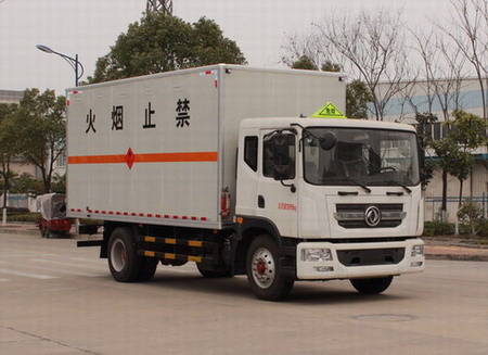 东风牌EQ5165XRQL9BDGACWXP易燃气体厢式运输车公告图片