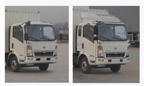 豪沃牌ZZ5047XXYC3314E145廂式運輸車公告圖片