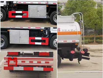 楚飛牌CLQ5071GRY5易燃液體罐式運輸車公告圖片