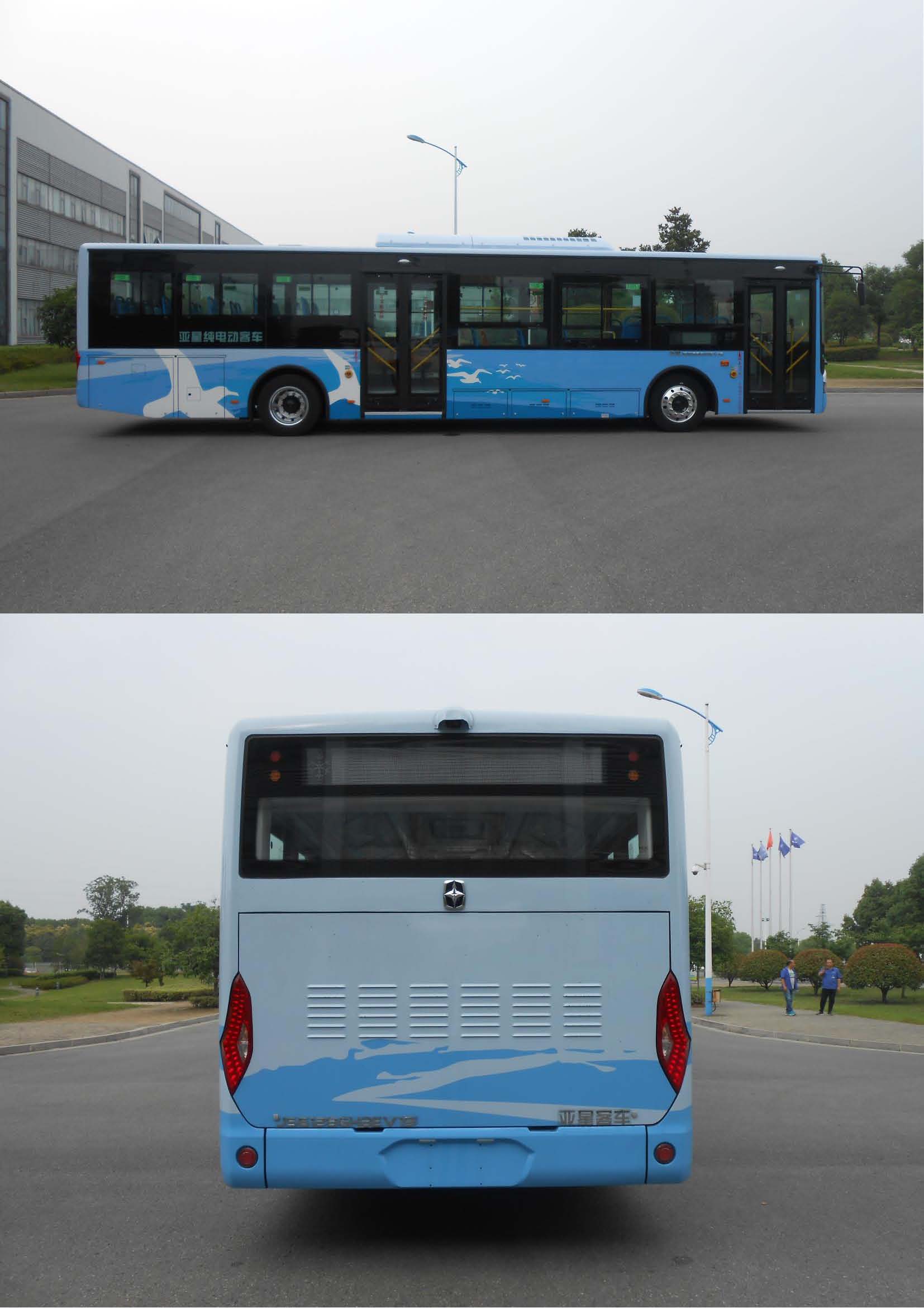 亚星牌12米21-46座纯电动城市客车(js6128ghbev19)