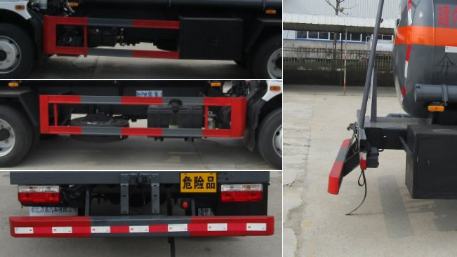 中汽力威牌HLW5120GFWEQ6腐蝕性物品罐式運(yùn)輸車公告圖片