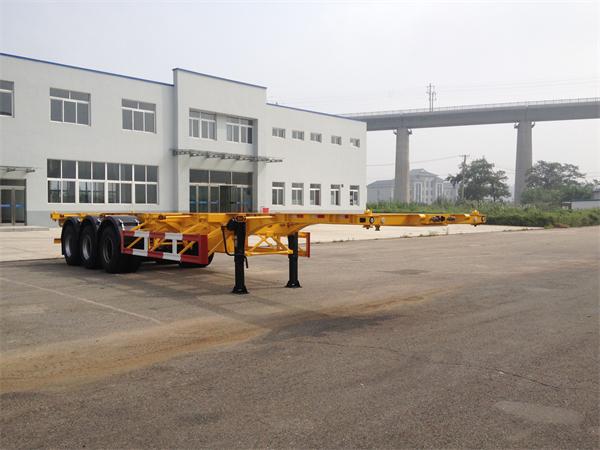 黄海牌12.4米34.9吨3轴集装箱运输半挂车(DD9407TJZ)