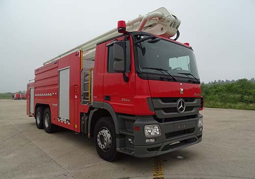 中聯(lián)牌ZLF5314JXFJP25舉高噴射消防車公告圖片