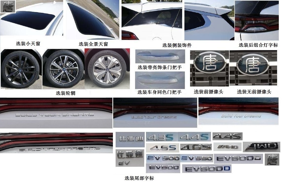 比亚迪牌BYD6490SBEV纯电动多用途乘用车公告图片