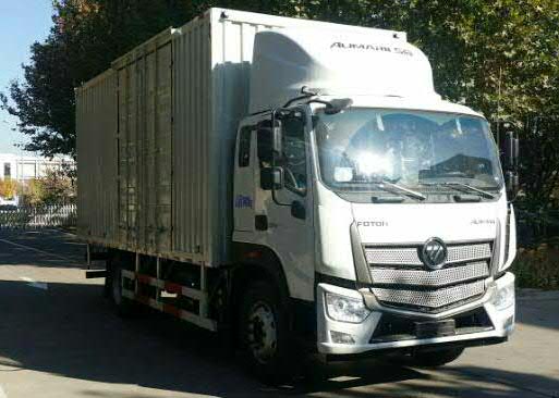 福田牌BJ5166XXY-1A廂式運(yùn)輸車(chē)公告圖片