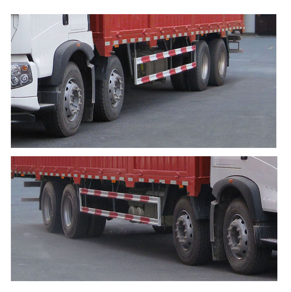 豪沃牌ZZ5317CCYN466GF1倉柵式運(yùn)輸車公告圖片