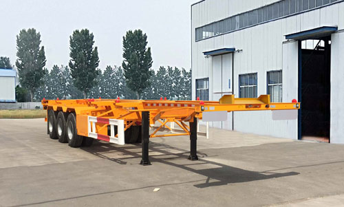 事业永盛牌13米34.5吨3轴集装箱运输半挂车(LYS9400TJZ40)