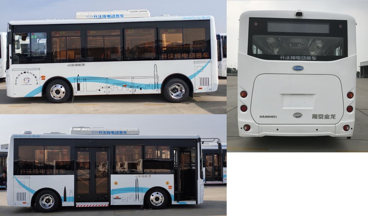 开沃牌NJL6680EV4纯电动城市客车公告图片