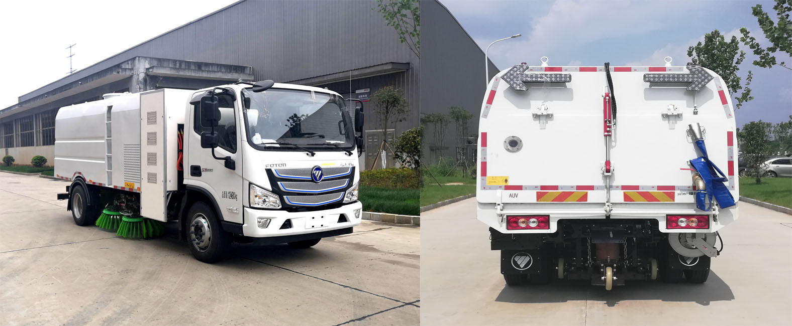 福田牌BJ5122TSLEV-H1纯电动扫路车公告图片