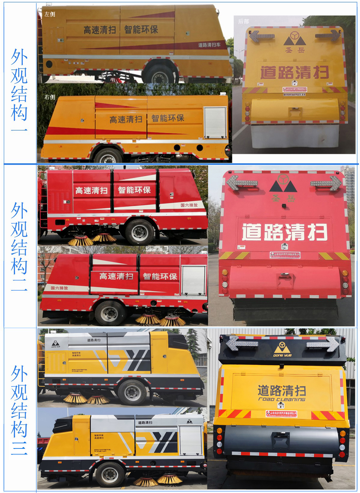 圣岳牌SDZ5167TSLF扫路车公告图片