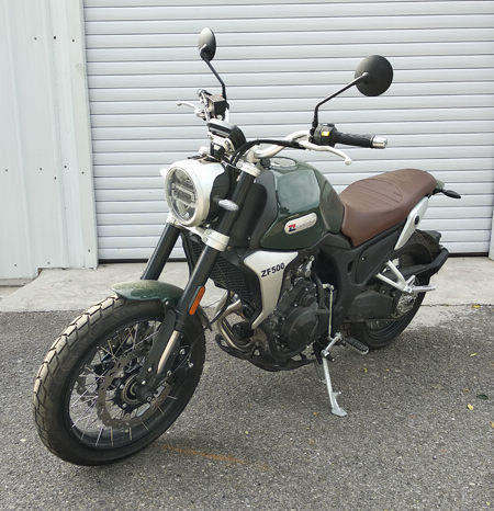 珠峰牌ZF500两轮摩托车公告图片