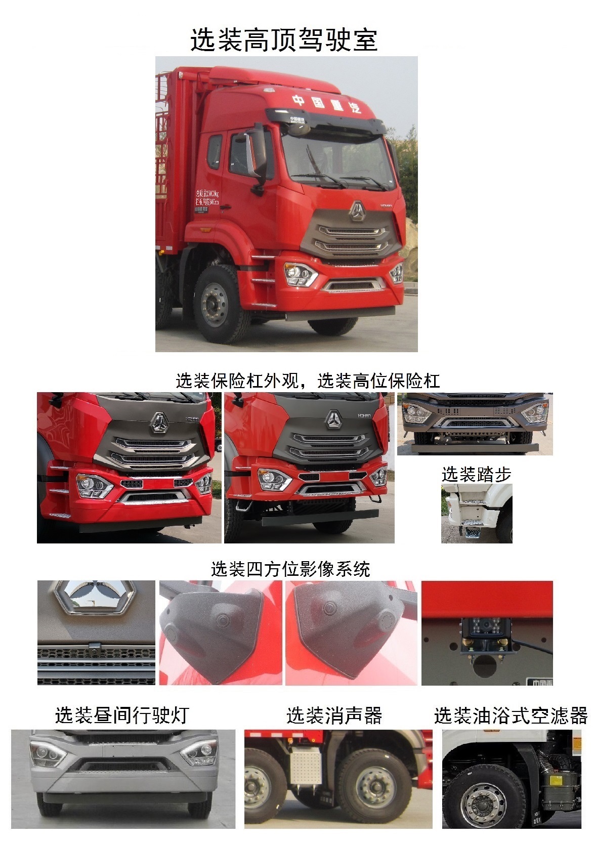 豪瀚牌ZZ5325CCYV4666E1K倉(cāng)柵式運(yùn)輸車(chē)公告圖片