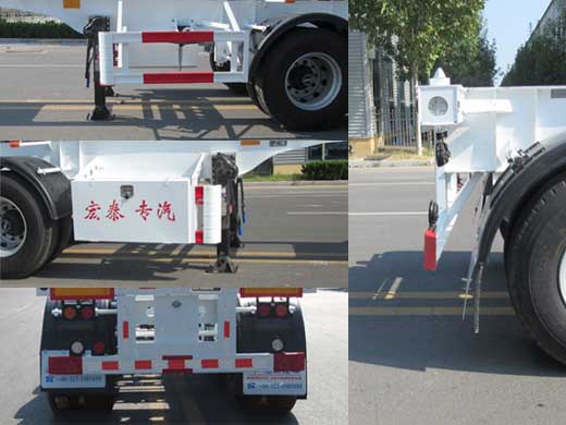 正康宏泰牌HHT9407TJZ集装箱运输半挂车公告图片