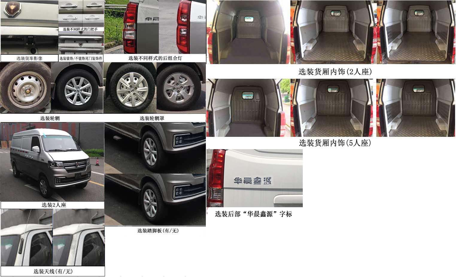 金杯牌JKC5022XXY-S6CXL4廂式運(yùn)輸車公告圖片