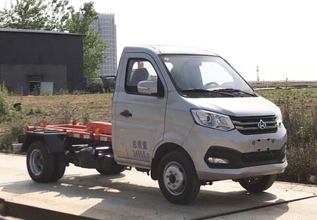 遠(yuǎn)達(dá)牌SCZ5032ZXX6車廂可卸式垃圾車公告圖片