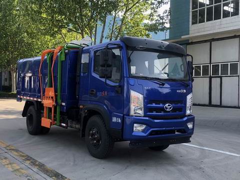 時(shí)風(fēng)牌SSF5046ZZZDP44C自裝卸式垃圾車(chē)公告圖片