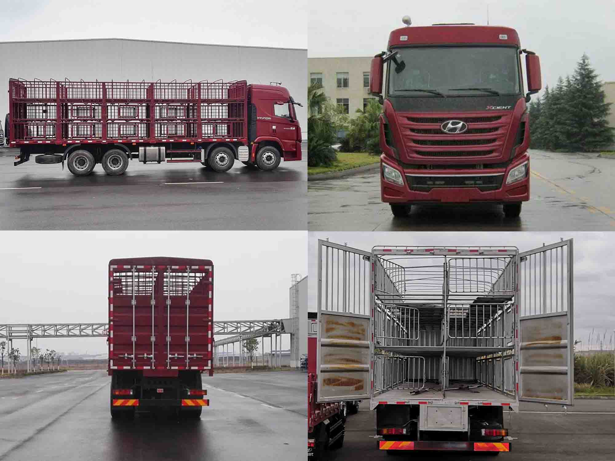 現(xiàn)代牌CHM5311CCQKPQ77V畜禽運輸車公告圖片