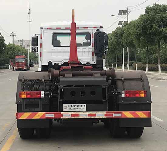 帝王环卫牌HDW5257ZXXSX6车厢可卸式垃圾车公告图片