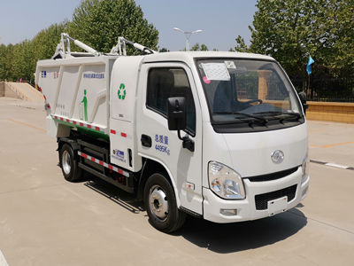 国马牌KJN5040ZZZBEV纯电动自装卸式垃圾车公告图片