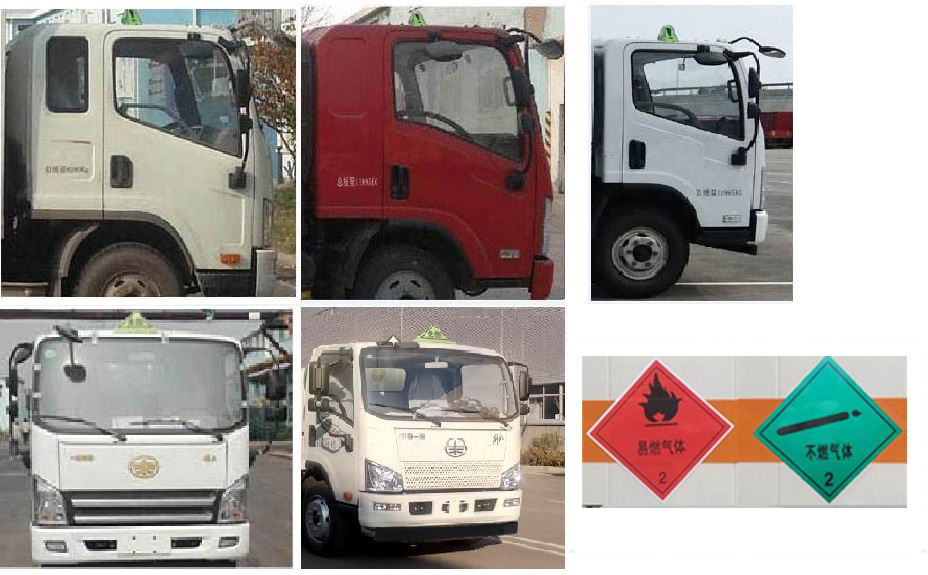 程力威牌CLW5120XRQC6易燃?xì)怏w廂式運輸車公告圖片