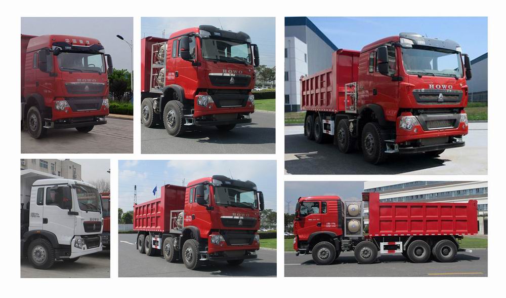 豪沃牌ZZ5317ZLJV326GF1L自卸式垃圾車公告圖片