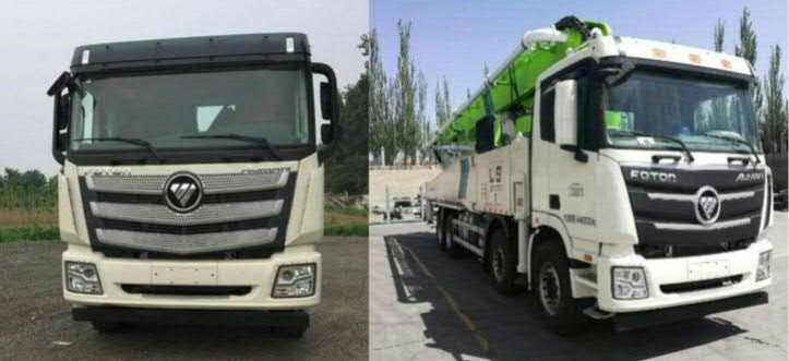 福田牌BJ5449THB-XD混凝土泵車公告圖片