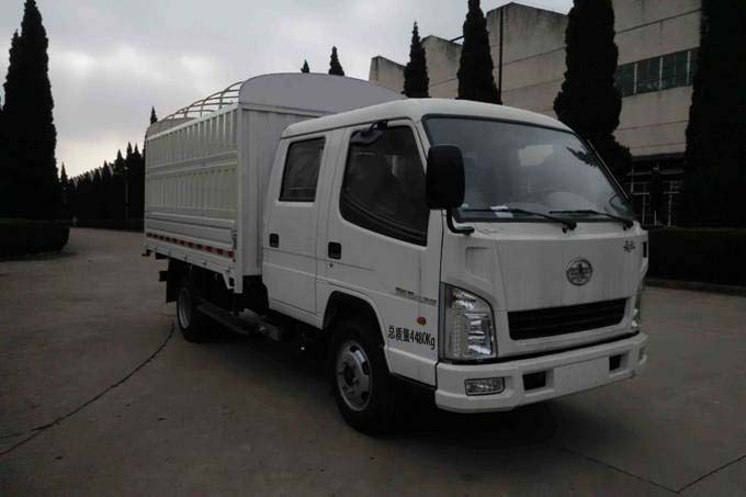 解放牌CA5040CCYK2L3RE5倉柵式運輸車公告圖片