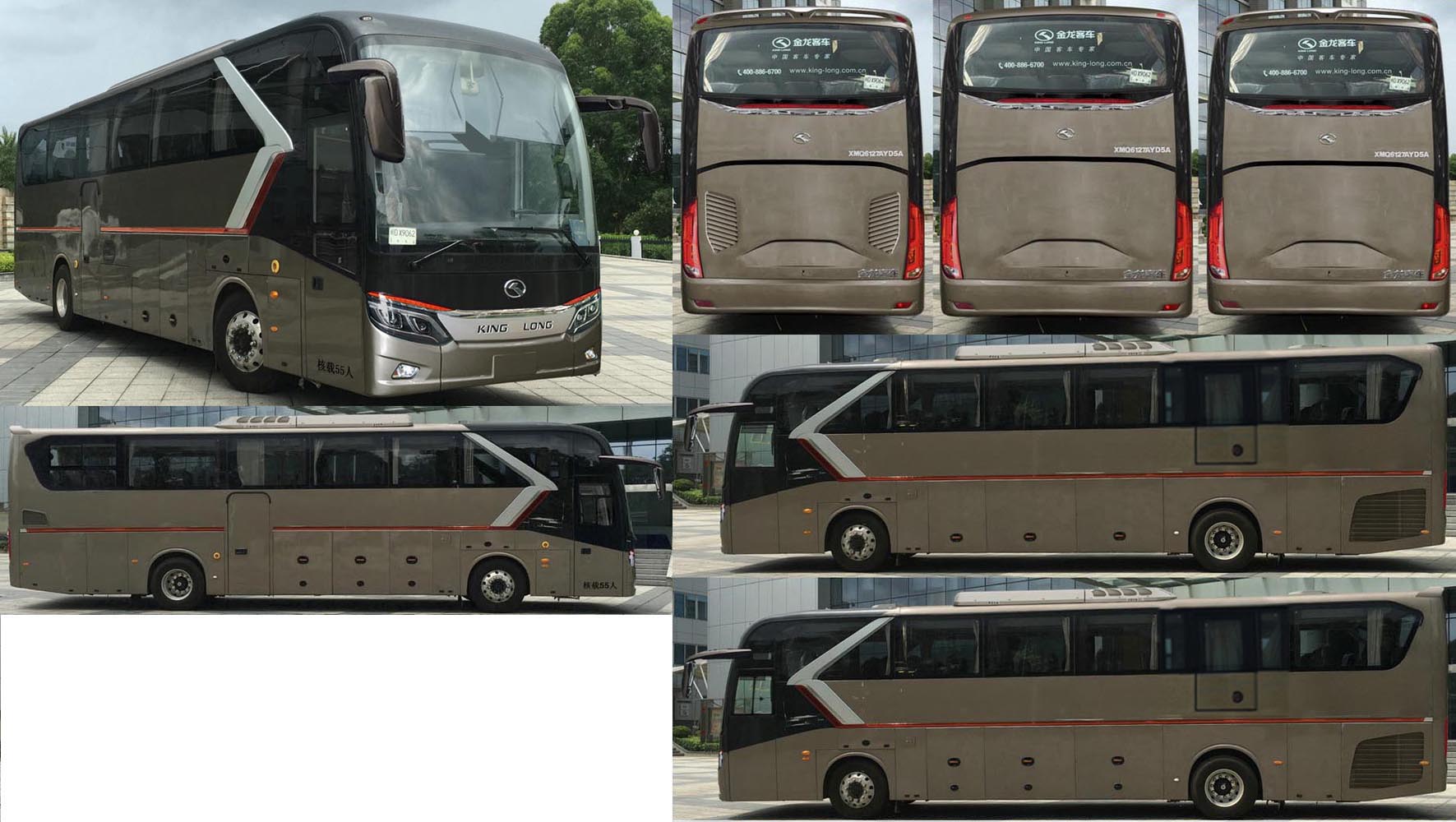 金龙牌XMQ6127BYD5C客车公告图片