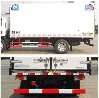康飛牌KFT5103XLC50冷藏車公告圖片