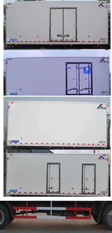 康飞牌KFT5163XLC50冷藏车公告图片