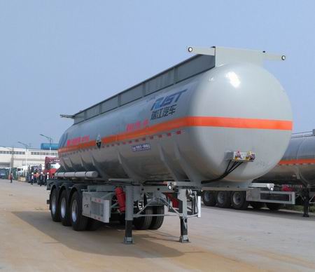 瑞江牌10.7米31.8吨3轴腐蚀性物品罐式运输半挂车(WL9404GFWC)