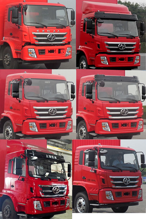 紅巖牌CQ5166XXYAKDG561廂式運輸車公告圖片