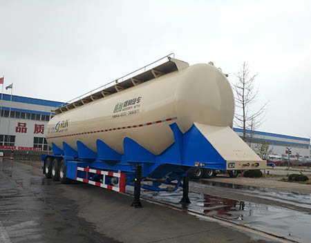 盛润牌13米33吨3轴低密度粉粒物料运输半挂车(SKW9402GFLLD)