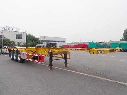 萌山牌12.3米35.6吨3轴集装箱运输半挂车(MSC9400TJZGD)