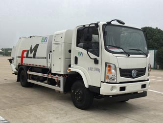 福龍馬牌FLM5120ZYSDTBEV純電動(dòng)壓縮式垃圾車公告圖片